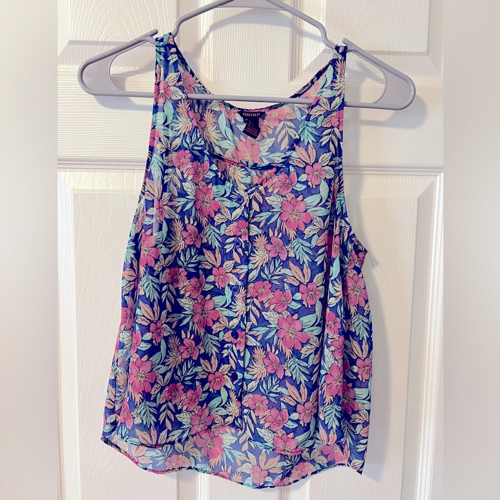 Tropical Translucent Party Top